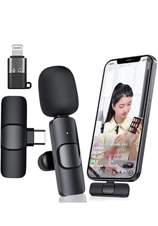 Wireless Microphone Clip Mic